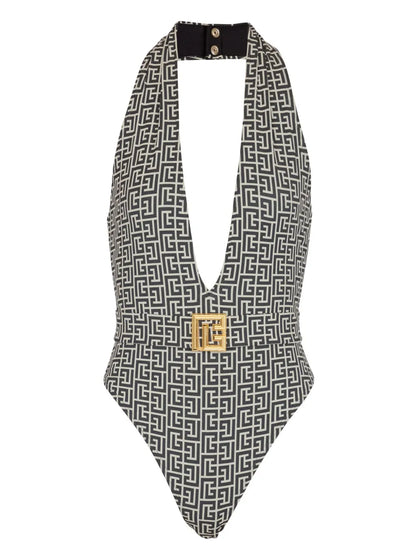 Pb Labyrinth-Print Swimsuit