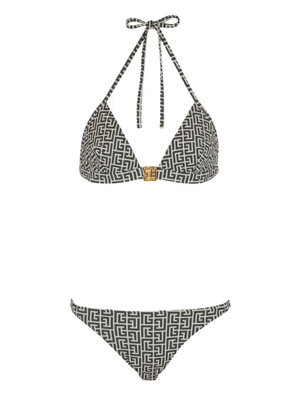 Jacquard-Pattern Bikini