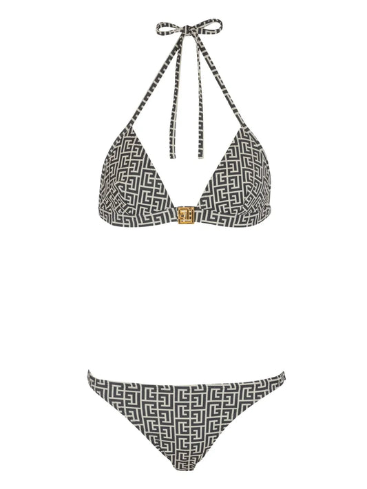 Jacquard-Pattern Bikini