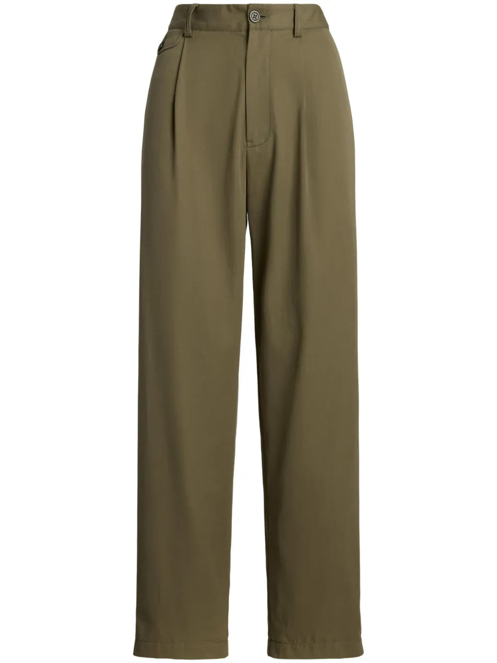 Pleated Wide-Leg Trousers