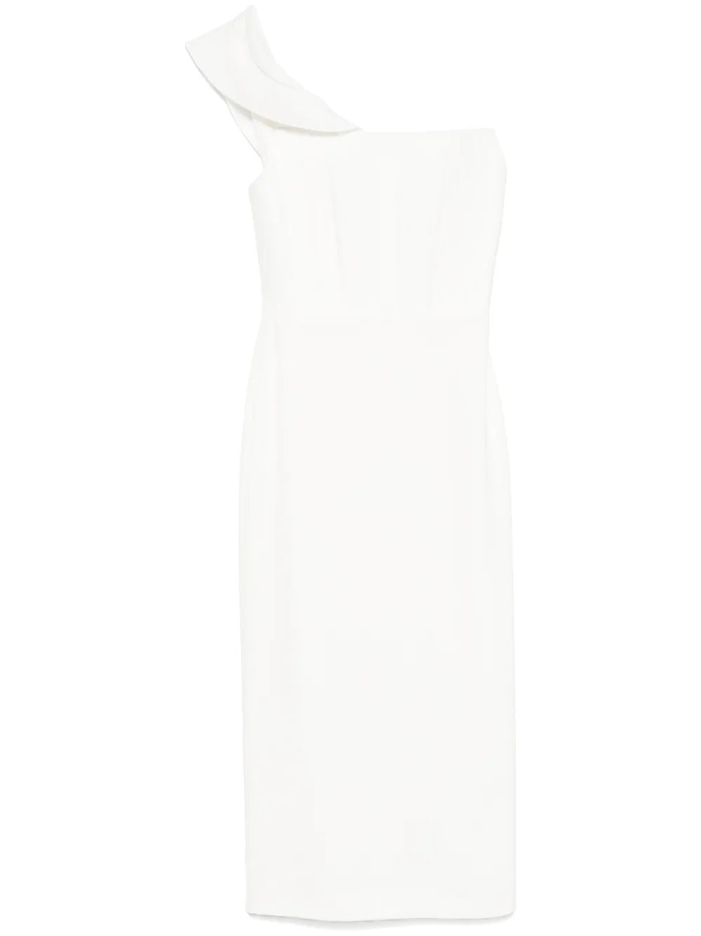 Crepe Corset Midi Dress