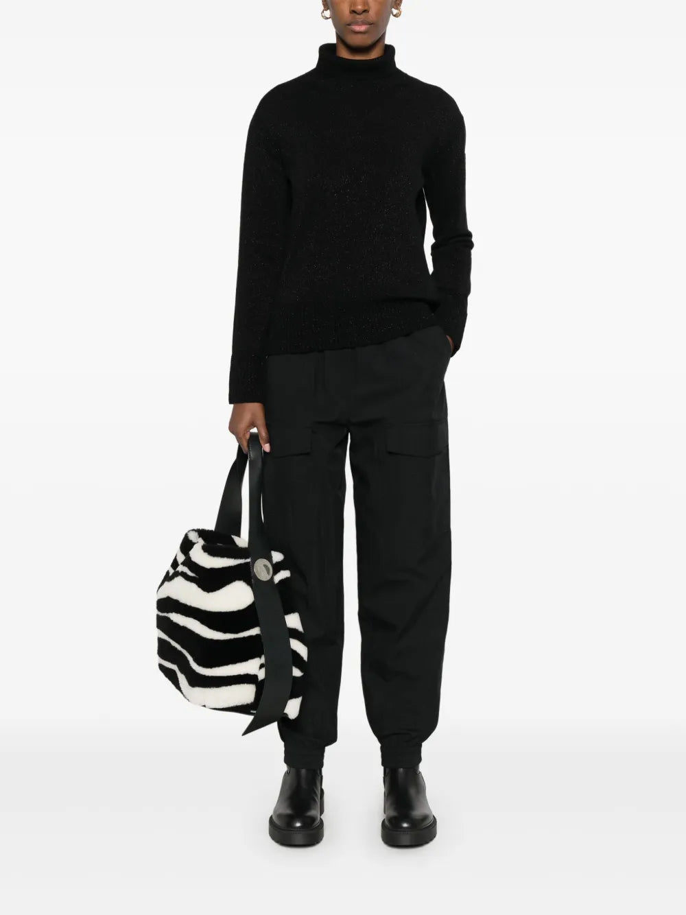 Lurex-Embellished Sweater