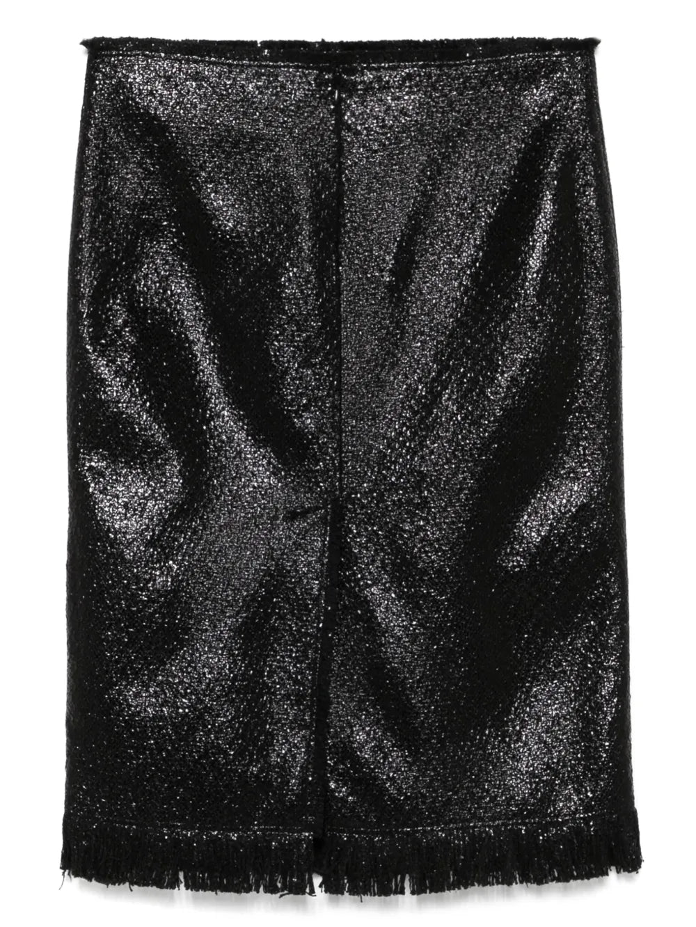 Button-Flower Detailed Mini Skirt