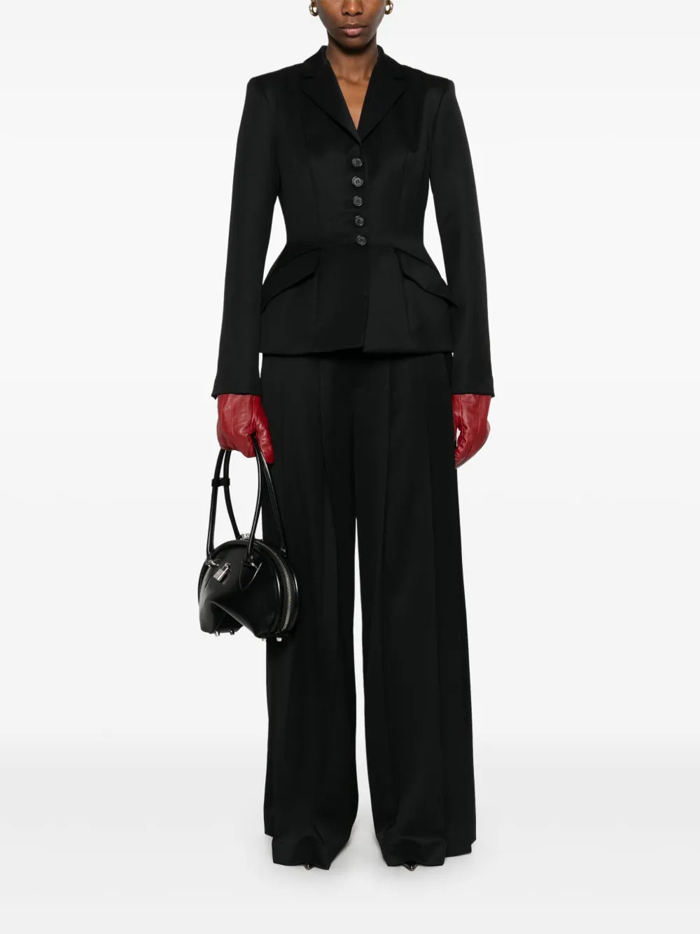 Virgin Wool Tailored Trousers