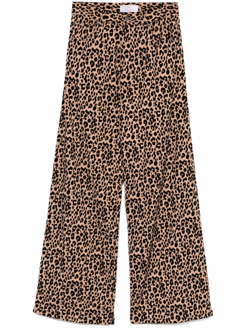 Leopard-Print Jeans