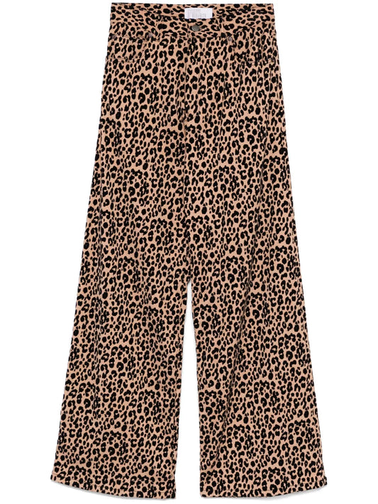 Leopard-Print Jeans