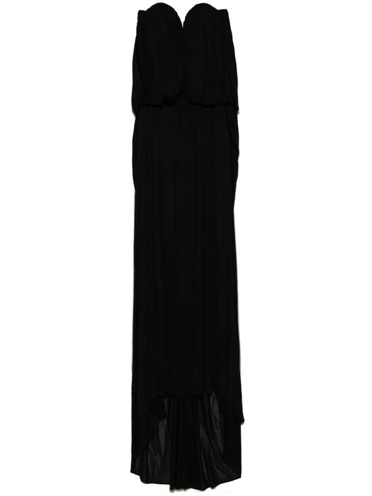 Drape-Detail Maxi Dress