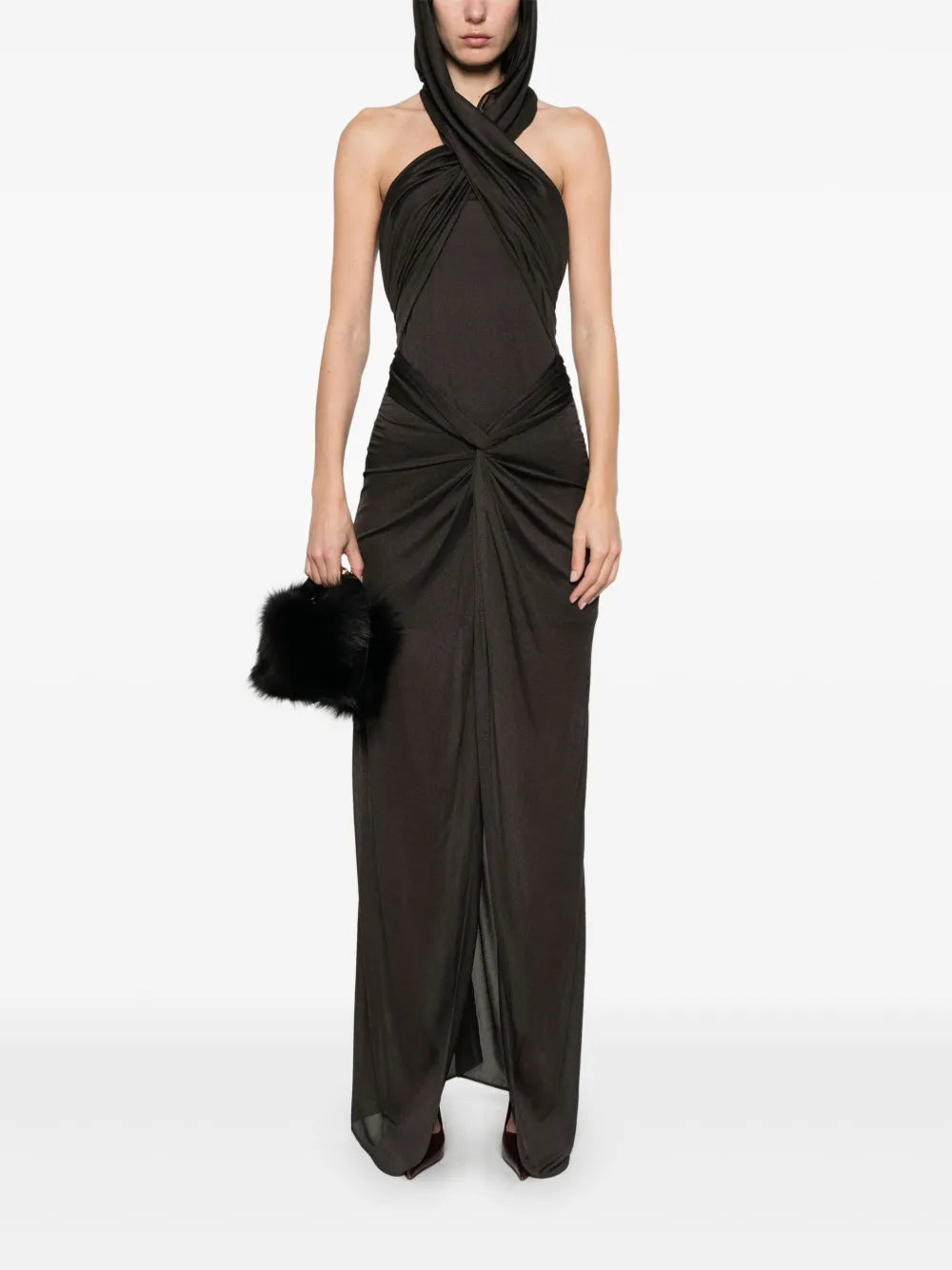 Draped Maxi Dress