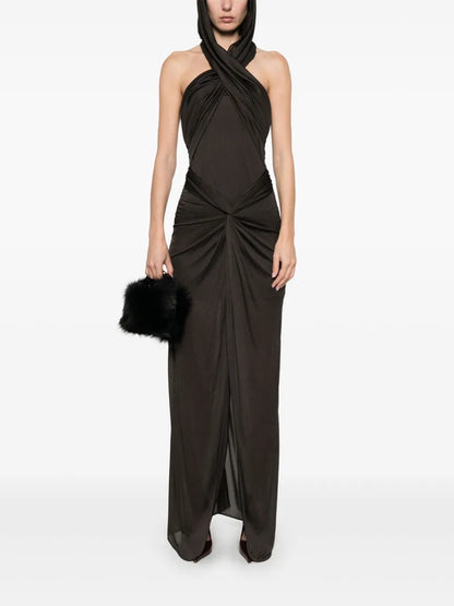 Draped Maxi Dress