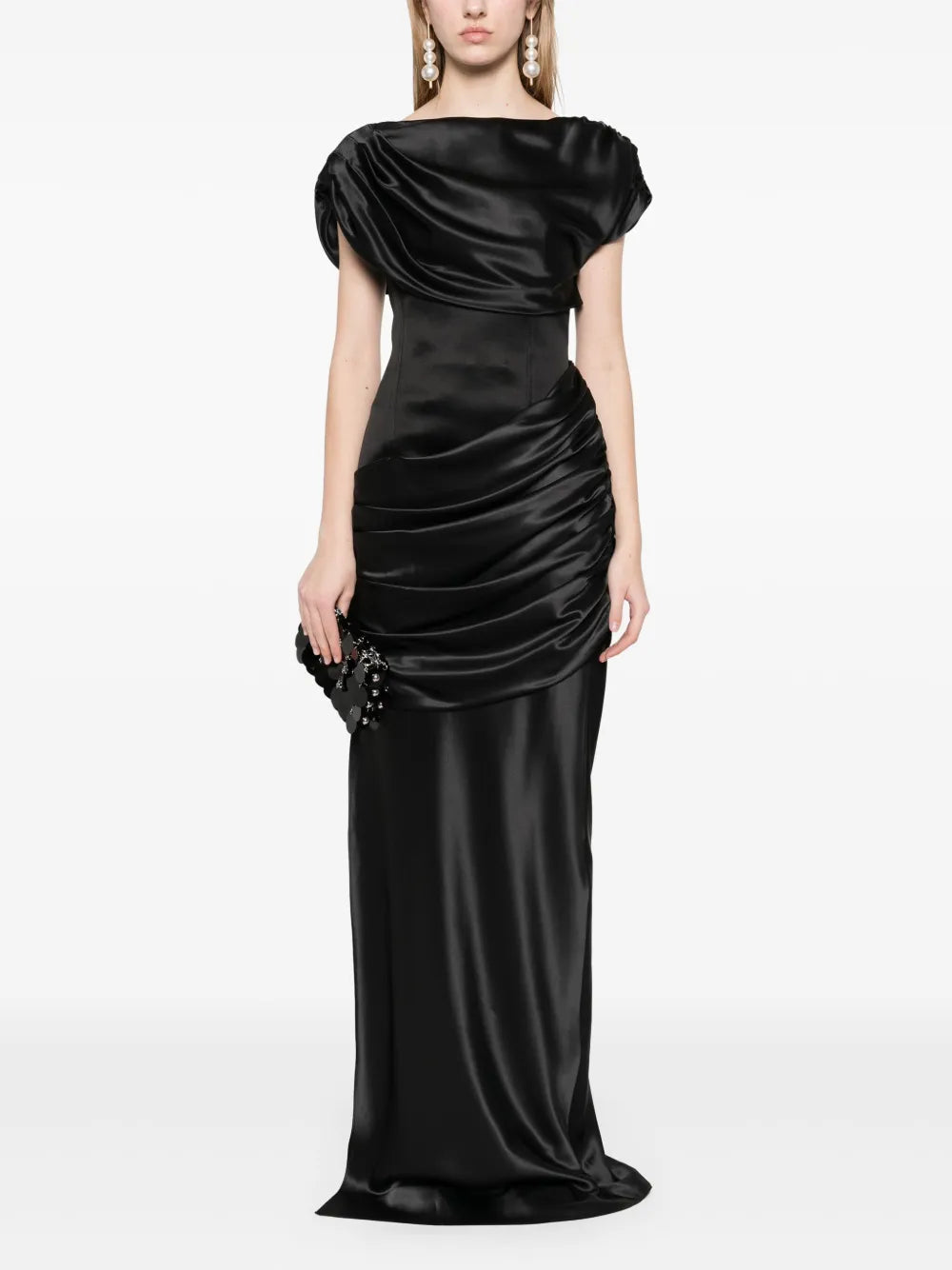 Silk Maxi Dress Set (Set Of Two)