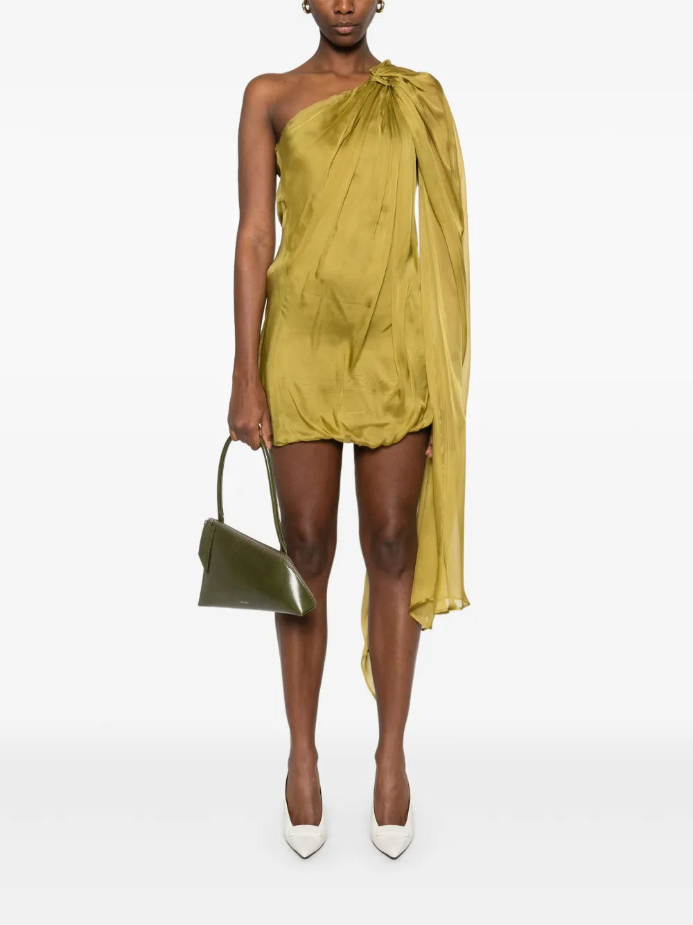 Asymmetric One-Shoulder Mini Dress