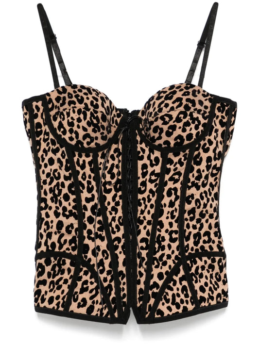 Printed Corset Top