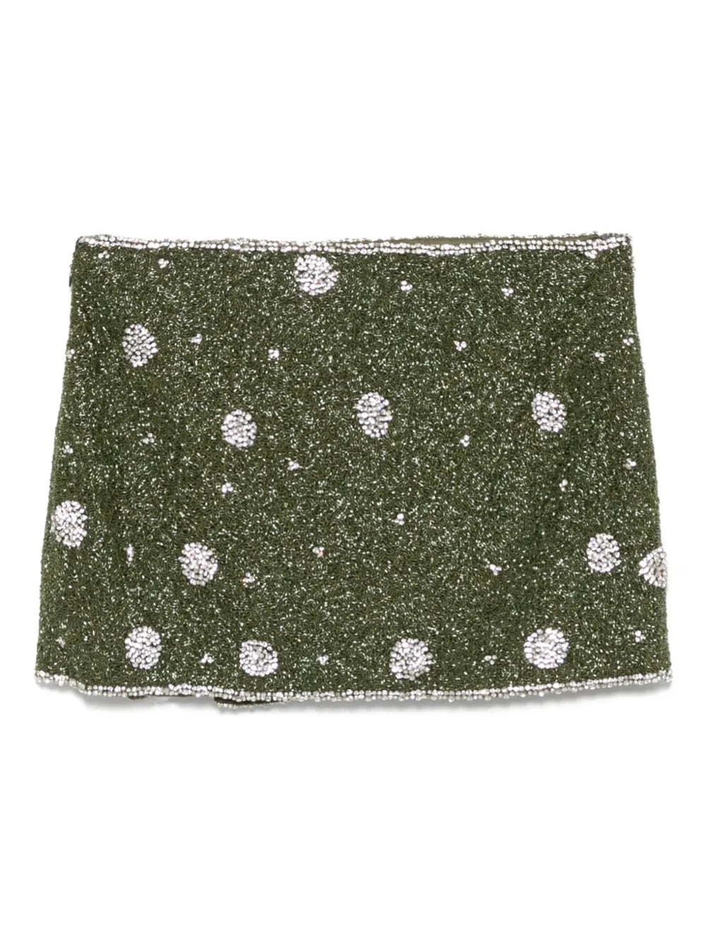 Bead-Embellished Mini Skirt