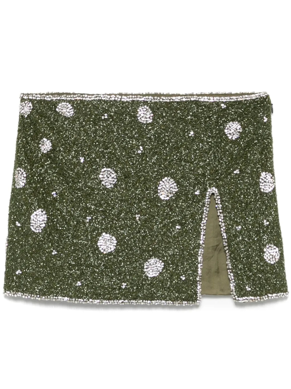 Bead-Embellished Mini Skirt