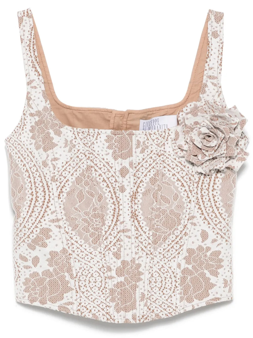 Lace-Effect Corset