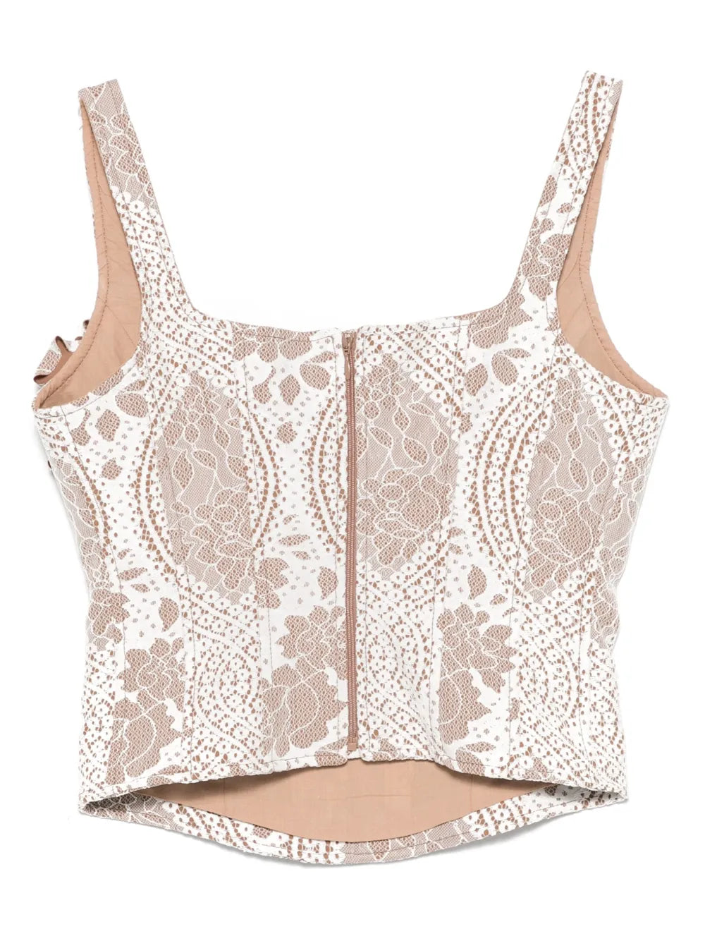 Lace-Effect Corset