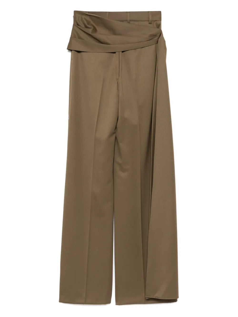 Draped-Detailing Trousers