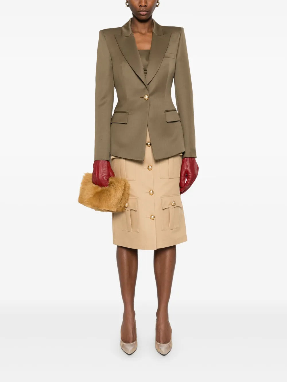 Cargo Midi Skirt