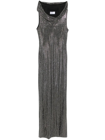 Crystal-Embellished Gown