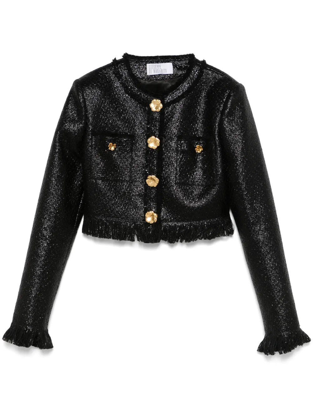 Bouclé Cropped Jacket
