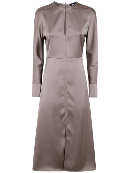 Satin Midi Dress