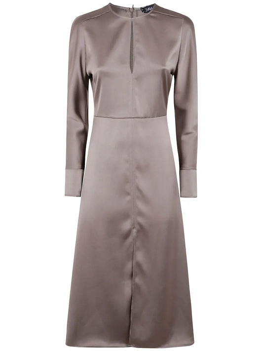 Satin Midi Dress