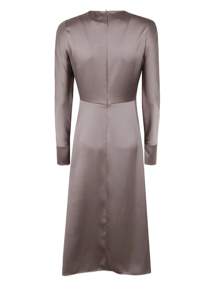 Satin Midi Dress