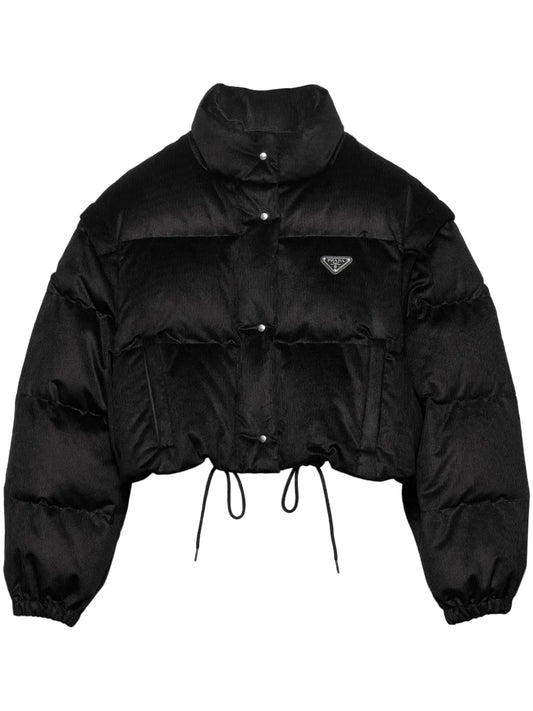 Convertible Cropped Puffer Jacket