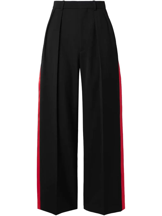 Side-Stripe Palazzo Pants