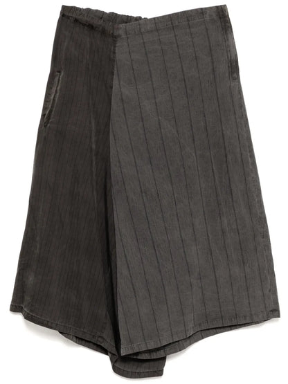 Wide-Leg Cotton Pants