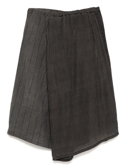 Wide-Leg Cotton Pants