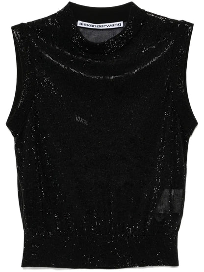 Mock-Neck Tank Top