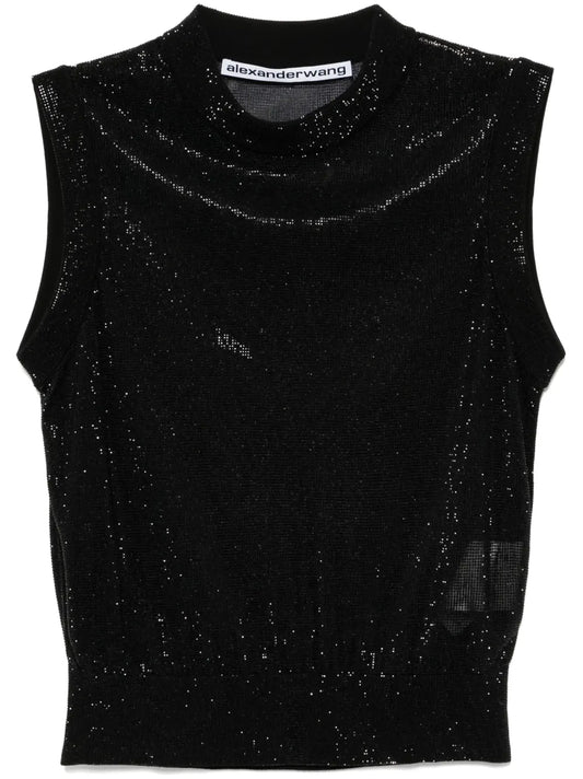 Mock-Neck Tank Top