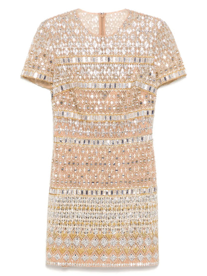 Bead-Embroidered Dress