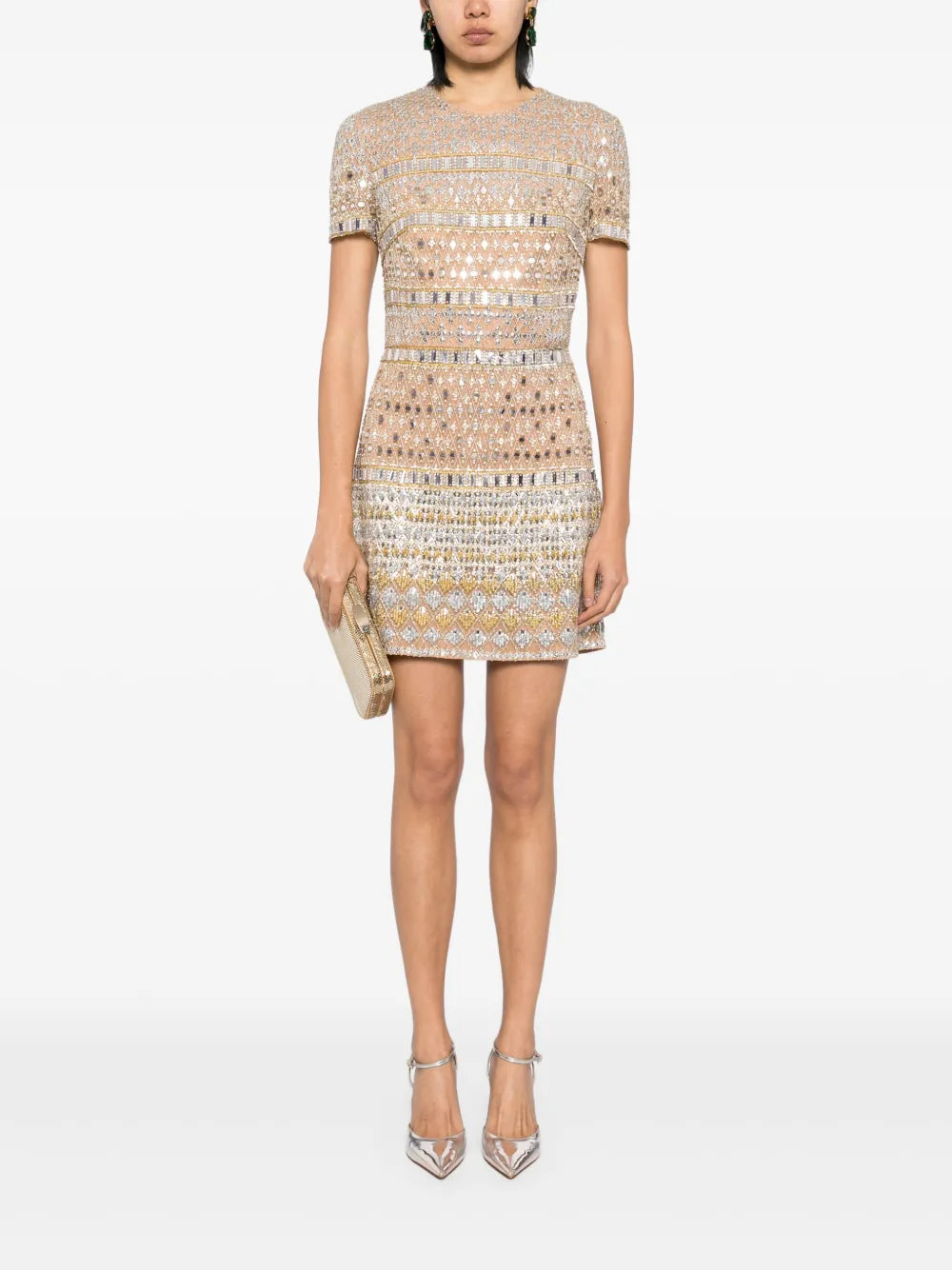 Bead-Embroidered Dress