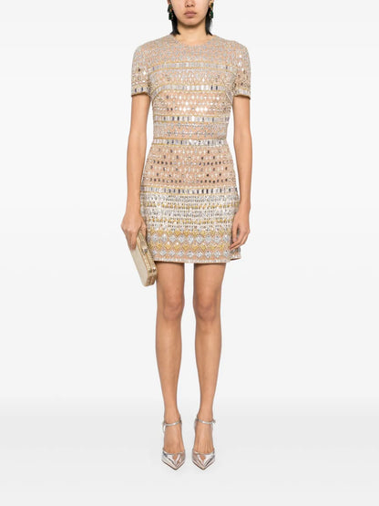 Bead-Embroidered Dress