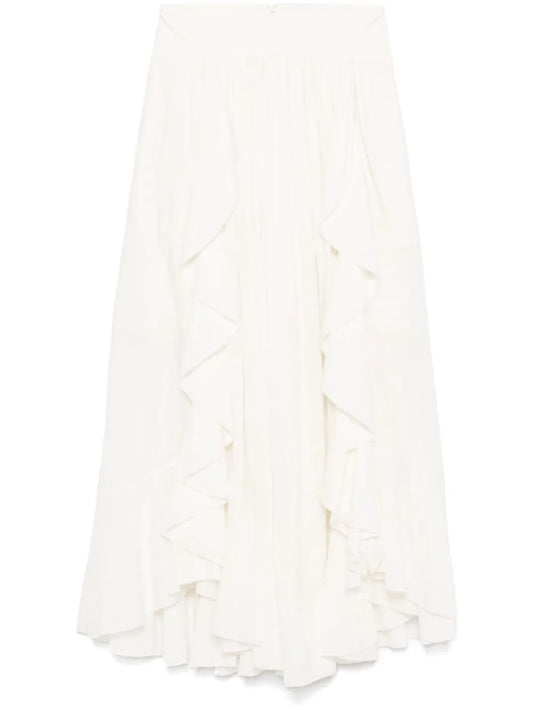 Ruffled Maxi Skirt