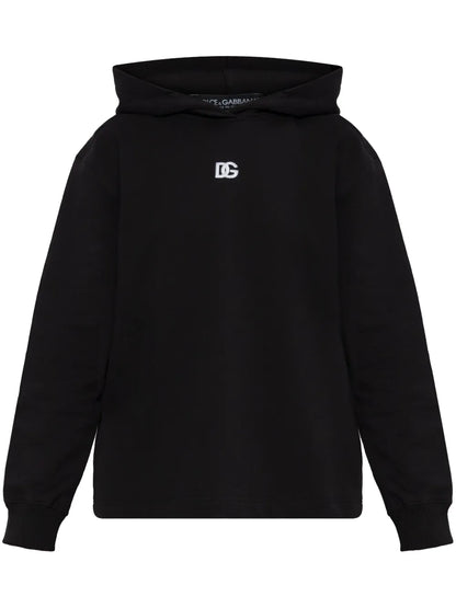 Logo-Embroidered Hoodie
