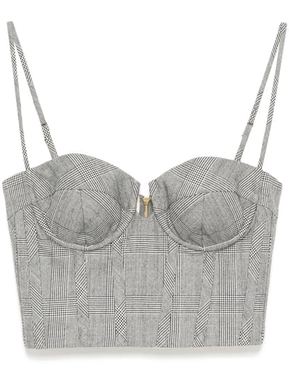 Crush Check Bustier