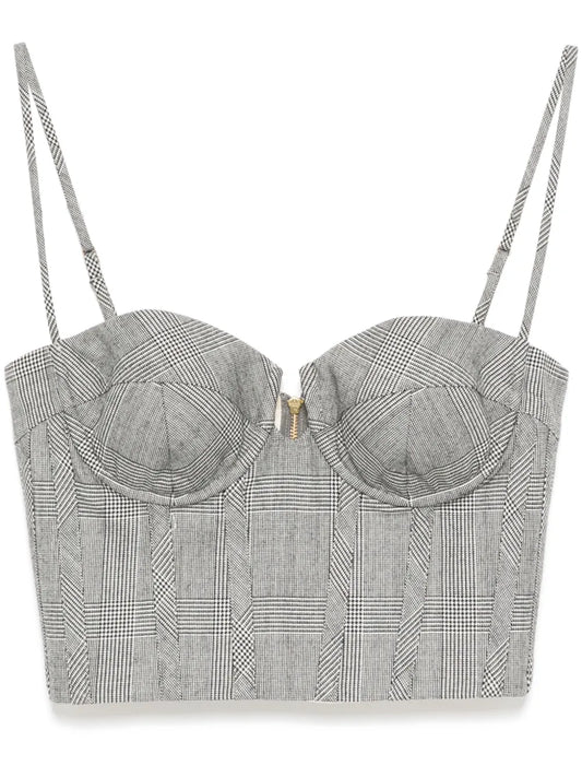Crush Check Bustier