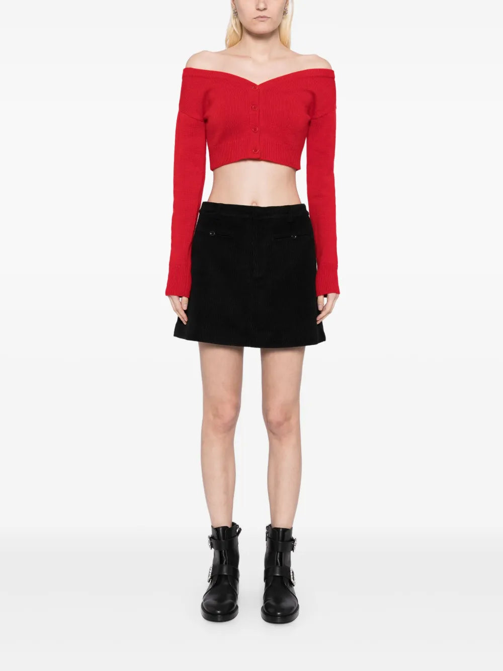 Corduroy Mini Skirt
