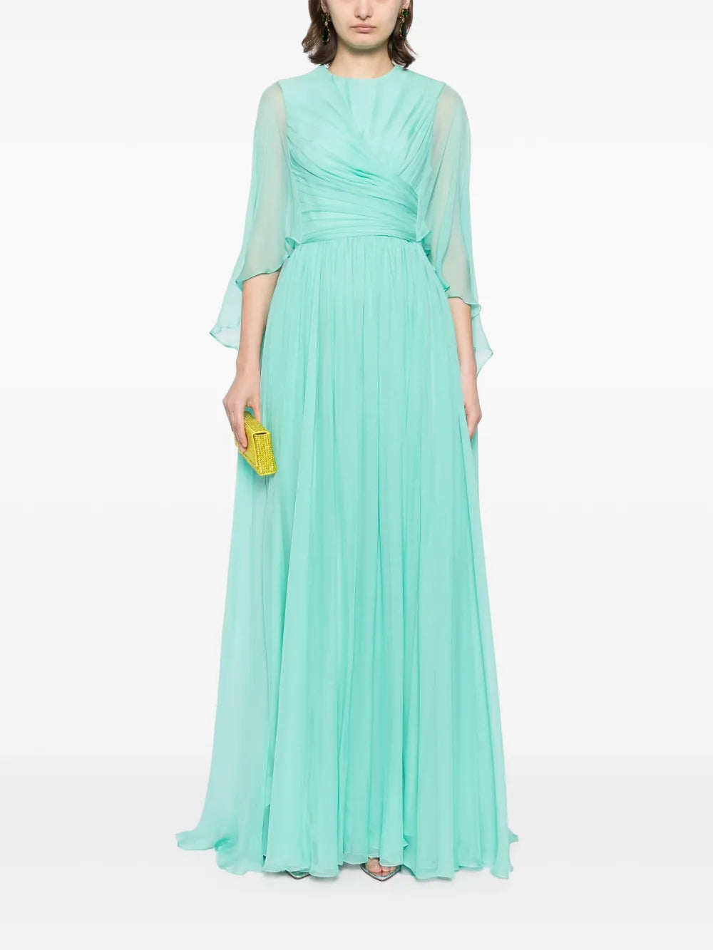 Flared Chiffon Gown