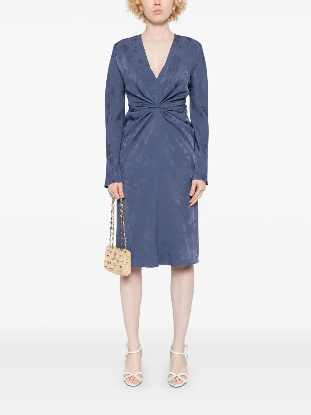 Jacquard Midi Dress