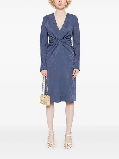 Jacquard Midi Dress