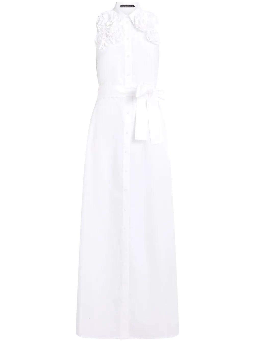 Floral Appliqué Maxi Dress