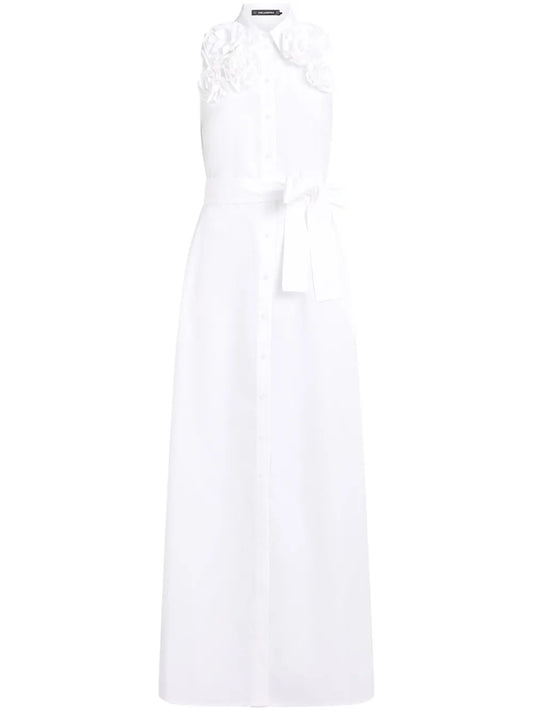 Floral Appliqué Maxi Dress