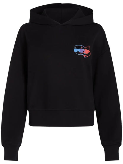 Ikon Colour-Pop Cropped Hoodie