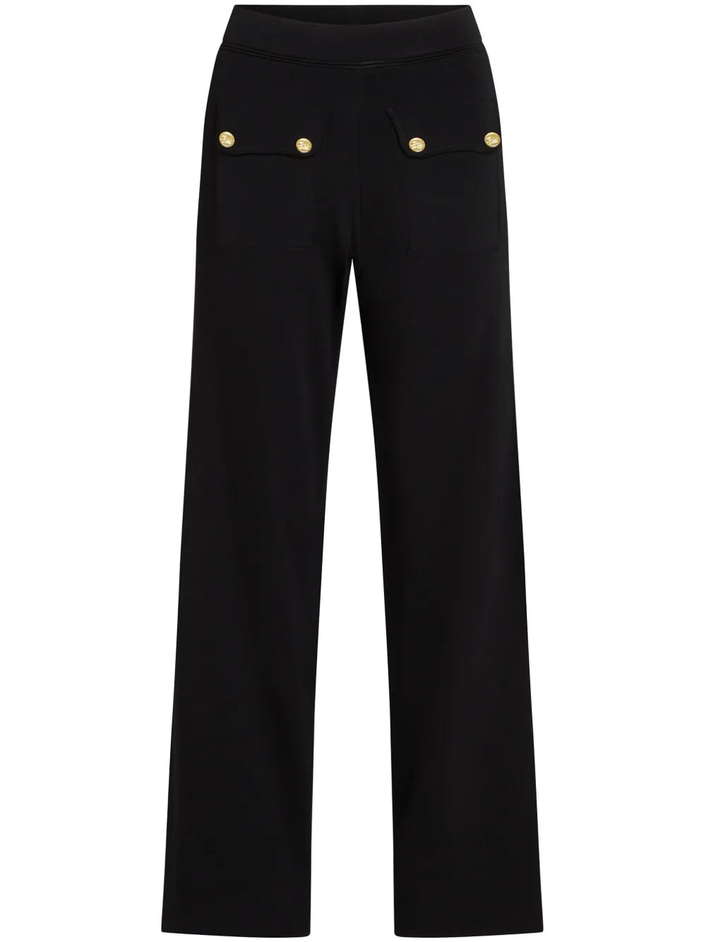 Logo-Engraved Button Trousers