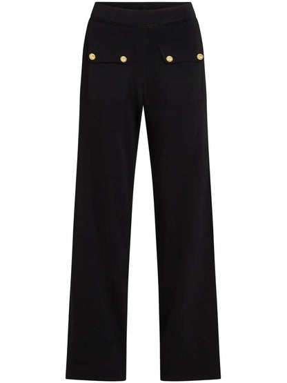 Logo-Engraved Button Trousers