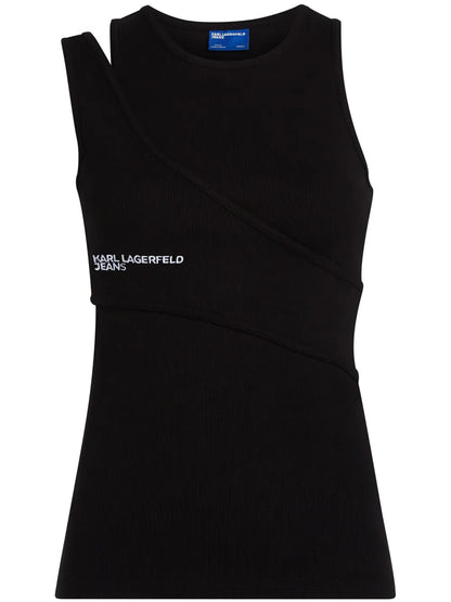Logo-Embroidery Tank Top